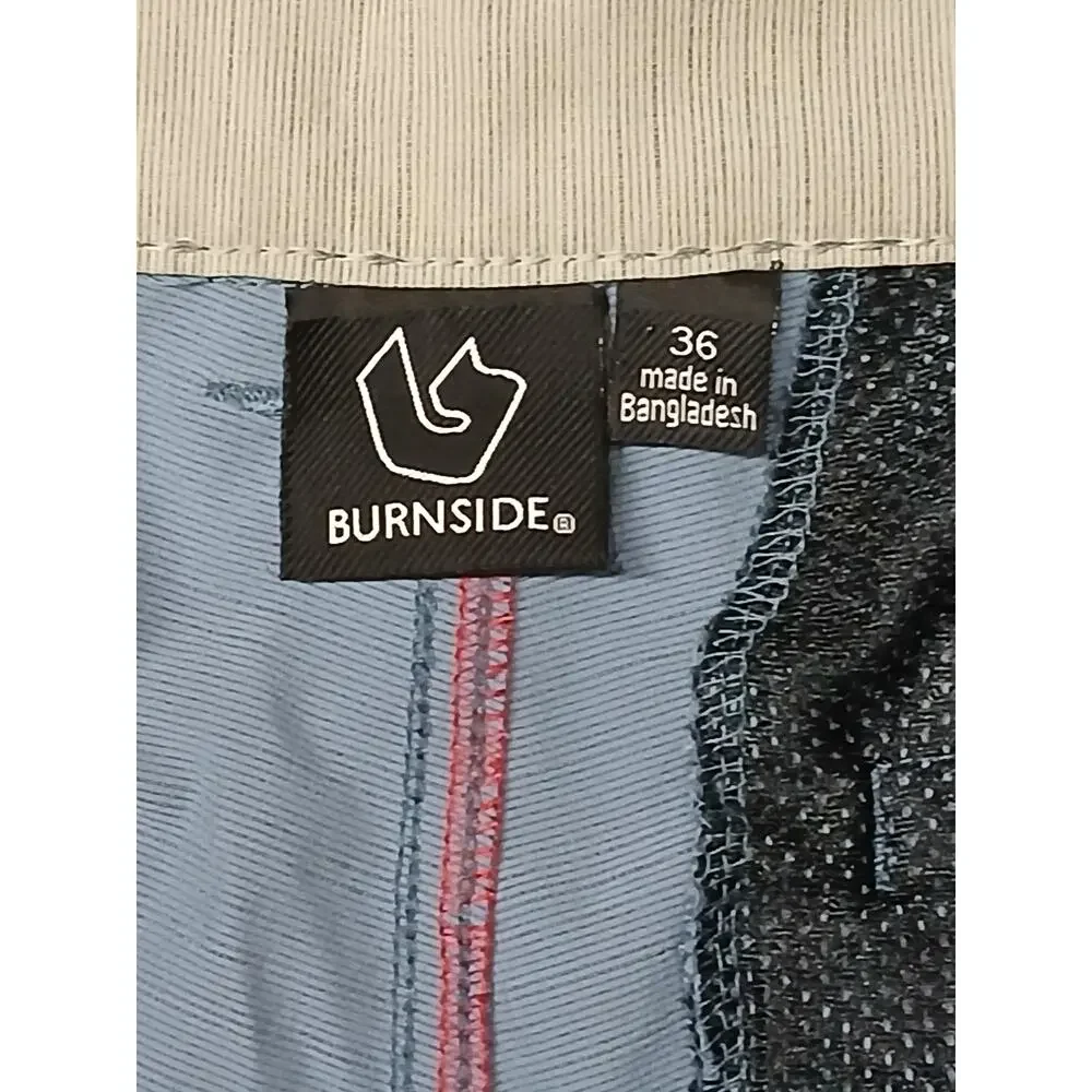 Burnside (36) Blue Hybrid Board Dri-Fit Casual Shorts